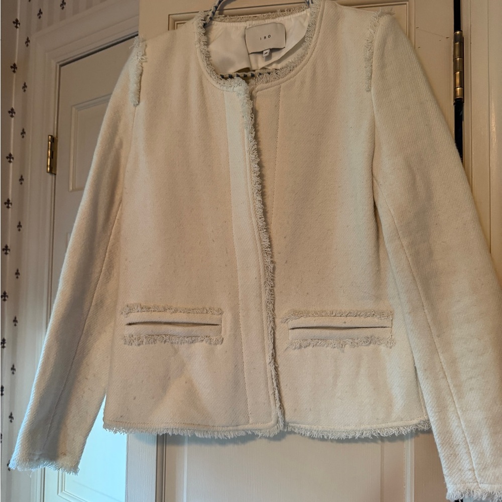 IRO Cream Blazer Tailored Suit Jacket